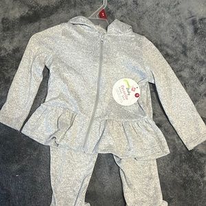 New with tags grey cozy matching set